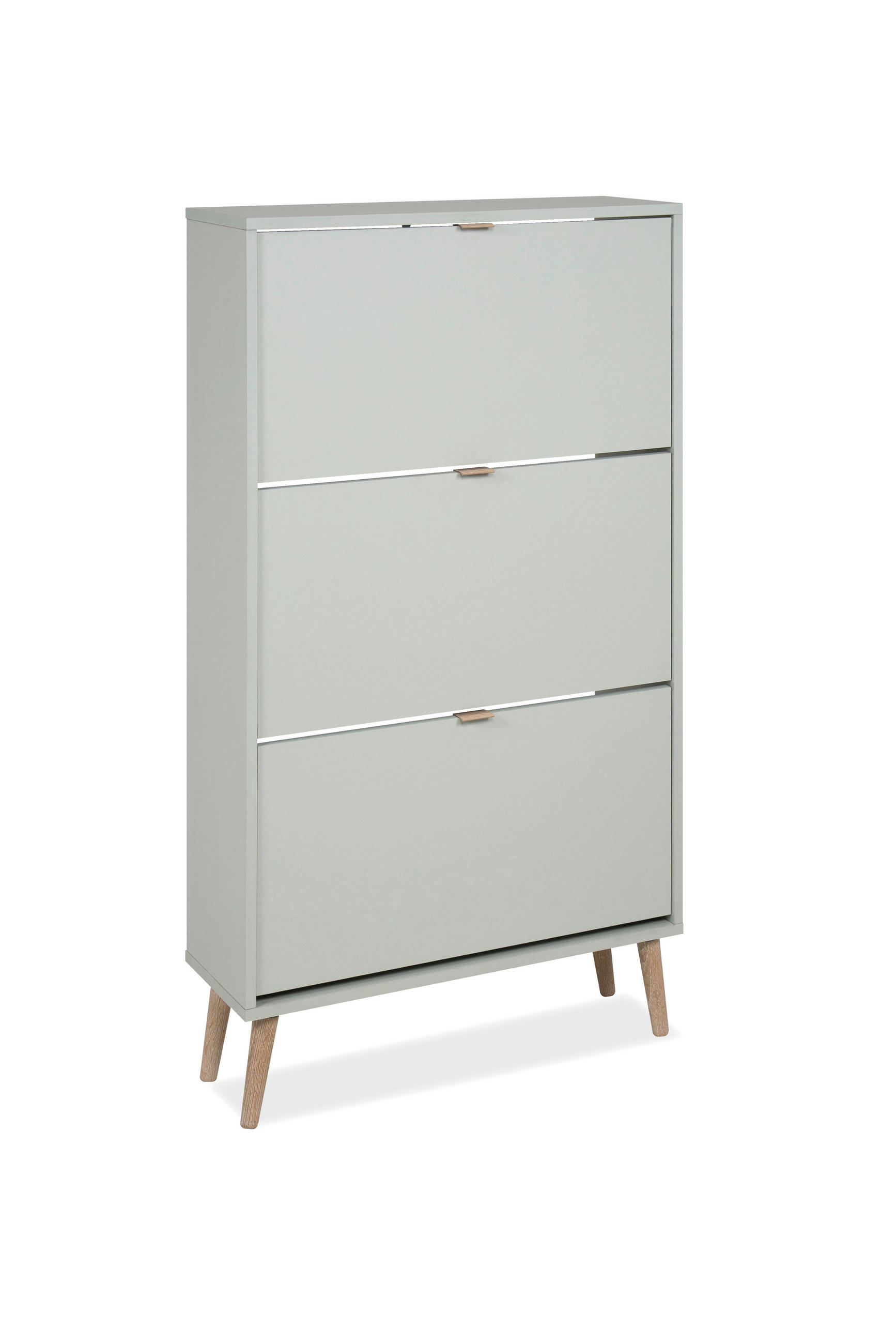 SCHUHKIPPER  in 70/125/24 cm  - Pastellgrün/Braun, Design, Holz/Holzwerkstoff (70/125/24cm) - MID.YOU