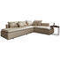 WOHNLANDSCHAFT Echtleder Rücken echt - Chromfarben/Beige, Design, Leder/Kunststoff (319/223cm) - WISCHI BLACK LABEL
