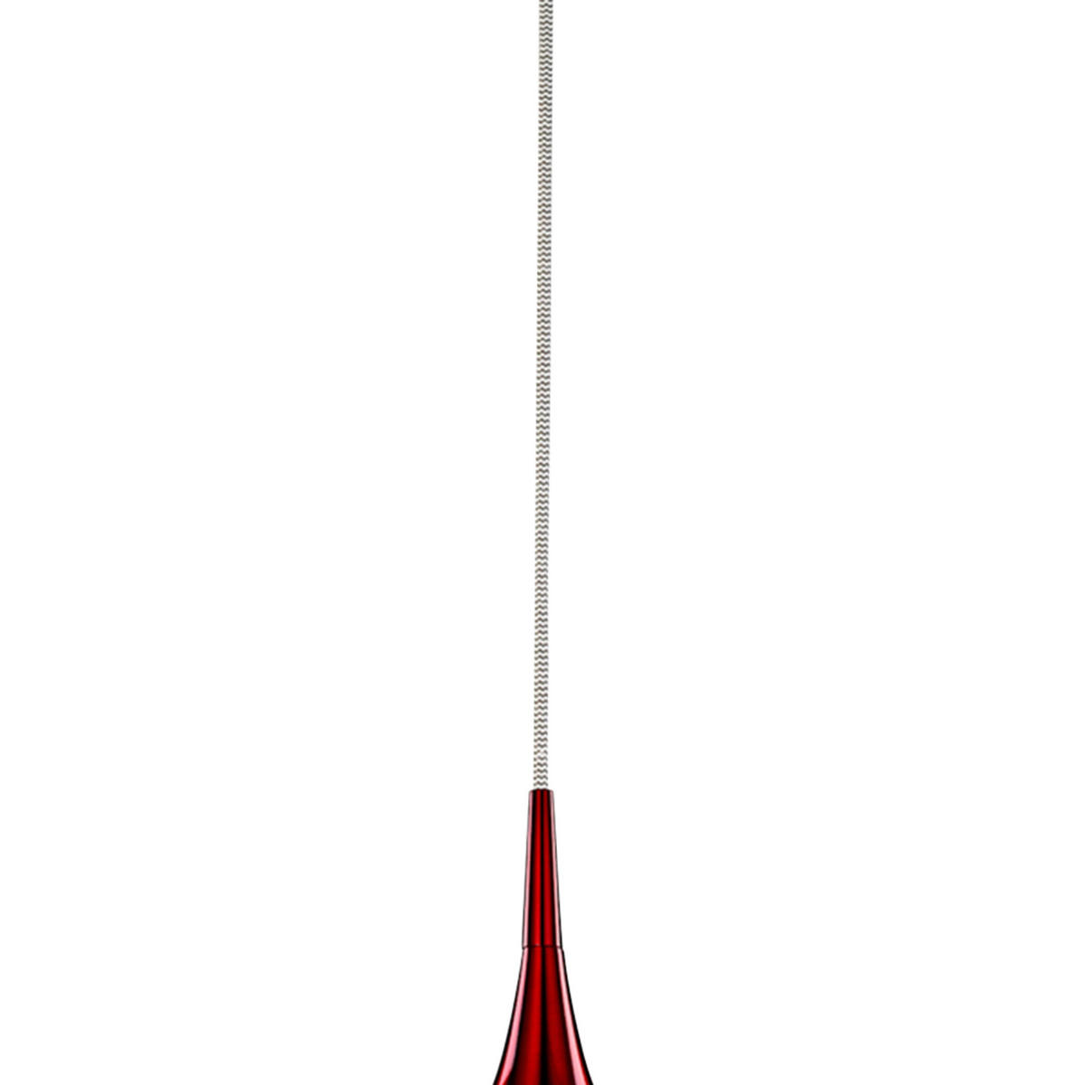 VISEČA NIHALNA SVETILKA  Vibrant      26/160 cm      E27 - vinsko rdeča, Design, kovina (26/160cm)