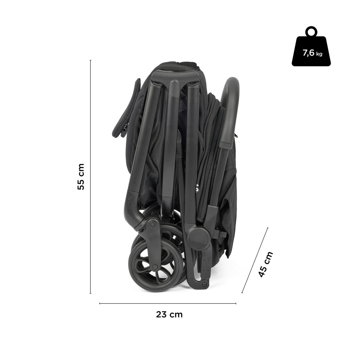 BUGGY Joie Porto  - Karamell/Schwarz, Basics, Textil (45/106/89cm) - Joie