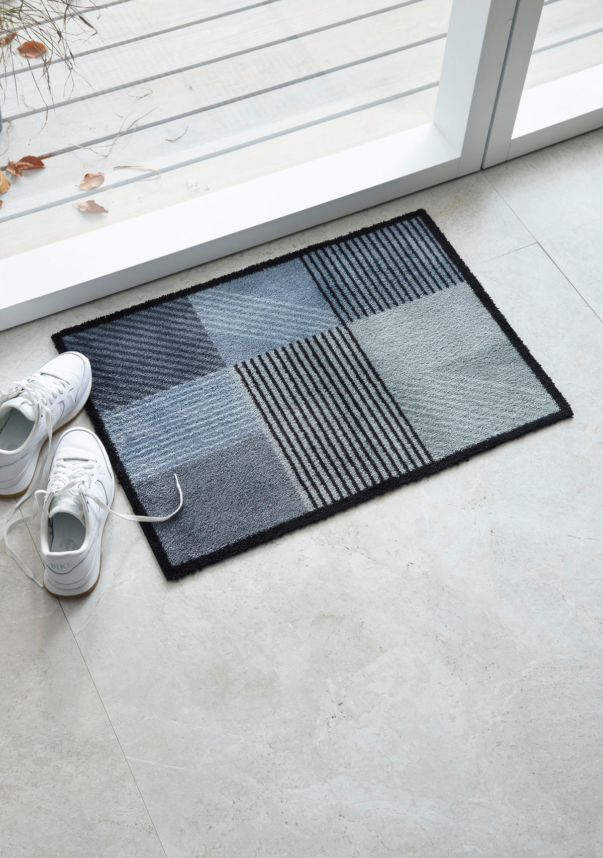 FUSSMATTE - Türkis/Blau, Konventionell, Textil (67/100cm) - Schöner Wohnen Teppi