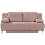 SCHLAFSOFA  in Cord Rosa  - Chromfarben/Rosa, MODERN, Textil/Metall (197/92/88cm) - Novel