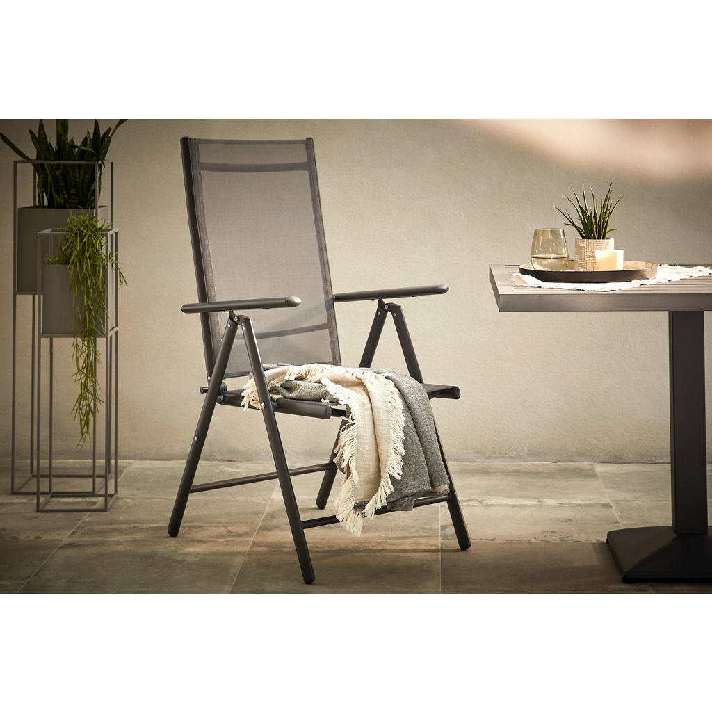 Gardenson ZÁHRADNÉ KRESLO, kov, textil