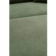 ECKSOFA  in Webstoff Grün  304/196 cm  - Schwarz/Grün, KONVENTIONELL, Textil/Metall (304/196cm) - Hom`in