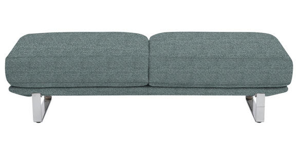 HOCKER in Textil Anthrazit  - Anthrazit, Design, Textil/Metall (160/44/60cm) - Dieter Knoll