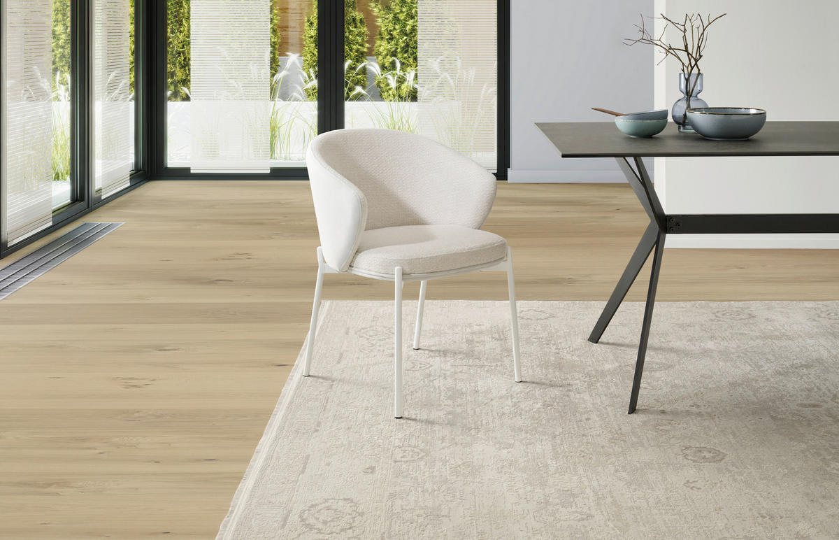 ARMLEHNSTUHL  in Eisen Samt  - Beige/Weiß, MODERN, Textil/Metall (56/76,5/57,5cm) - MID.YOU