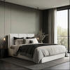 POLSTERBETT 180/200 cm  in Creme  - Creme/Schwarz, Modern, Holz/Holzwerkstoff (180/200cm) - MID.YOU