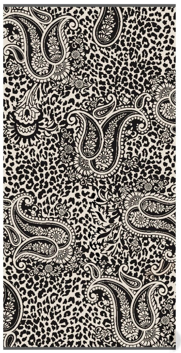 STRANDTUCH Tamed Schwarz 90/180 cm  - Schwarz, Basics, Textil (90/180cm) - Dieter Knoll