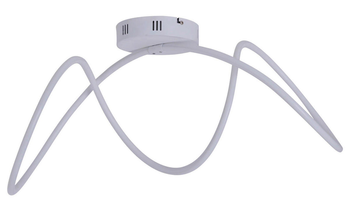 LED-DECKENLEUCHTE Odrive   - Weiß, Design, Kunststoff/Metall (28/67cm) - Näve