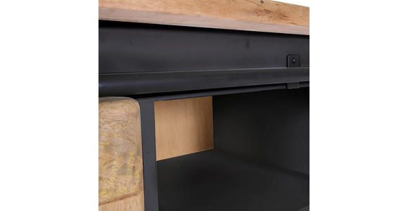 LOWBOARD in 180/50/45 cm - Anthrazit/Schwarz, LIFESTYLE, Holz/Holzwerkstoff (180/50/45cm) - Landscape