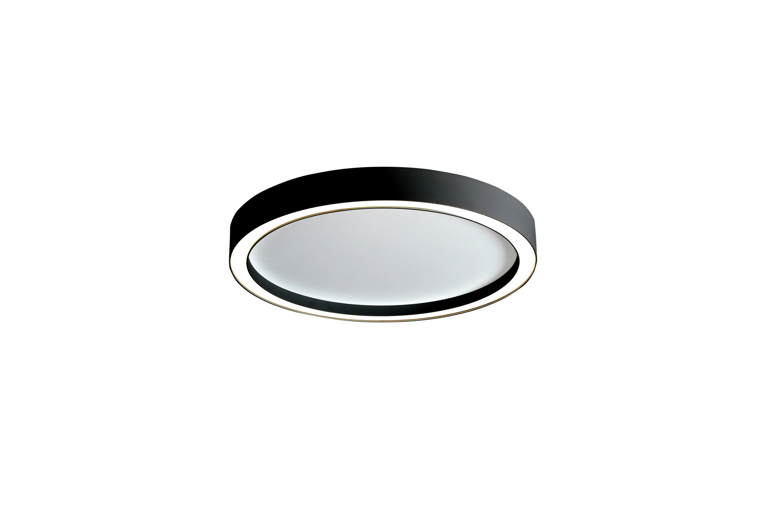 LED-DECKENLEUCHTE 30/4 cm   - Schwarz/Weiß, Design, Metall (30/4cm) - BOPP