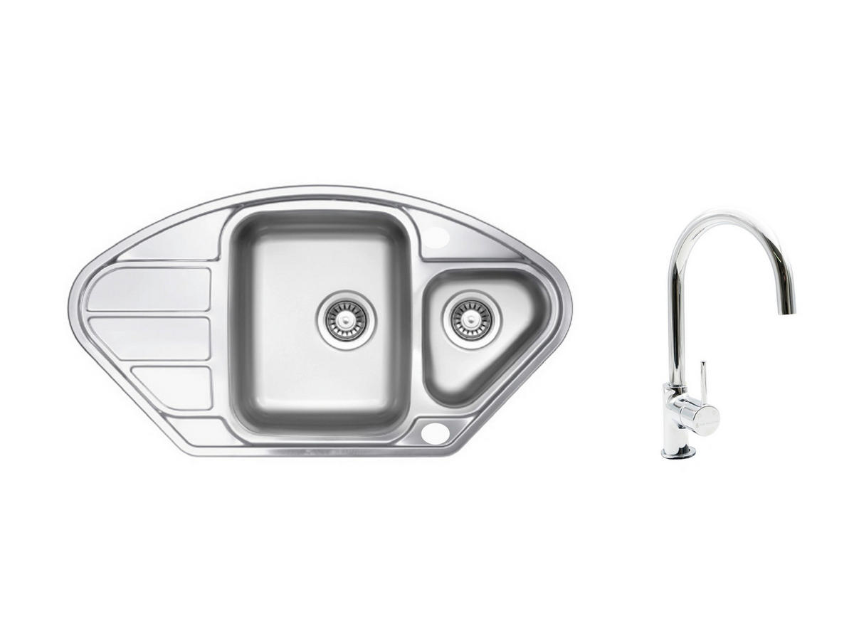 SET SUDOPERA I SLAVINE   94,5/51/19 cm         - boje aluminija, Basics, metal (94,5/51/19cm)