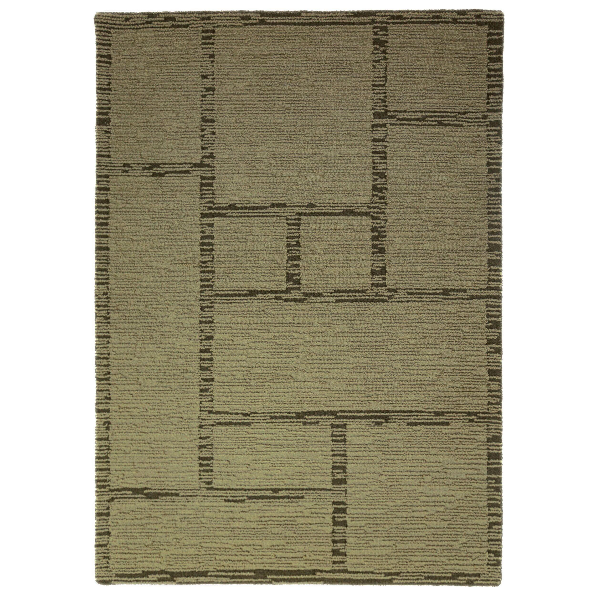 WOLLTEPPICH 140/200 cm Harris Grün rechteckig  - Grün, Basics, Textil (140/200cm) - Flair Rugs
