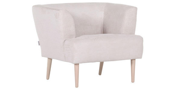 SESSEL Cord Naturfarben    - Buchefarben/Naturfarben, Design, Holz/Textil (85/71/80cm) - Hom`in