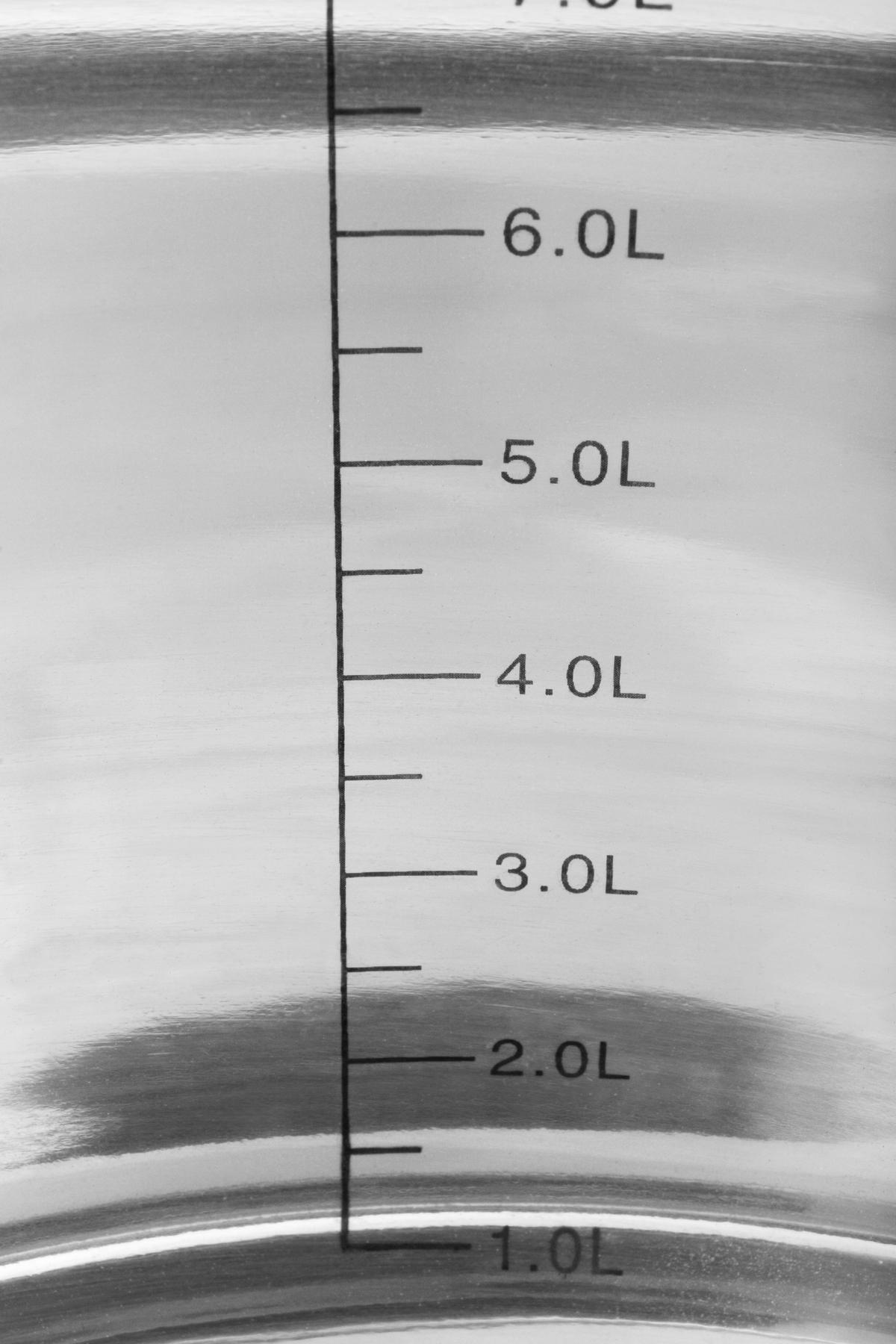 BUFFÉTGRYTA - Basics, metall/glas (18l)