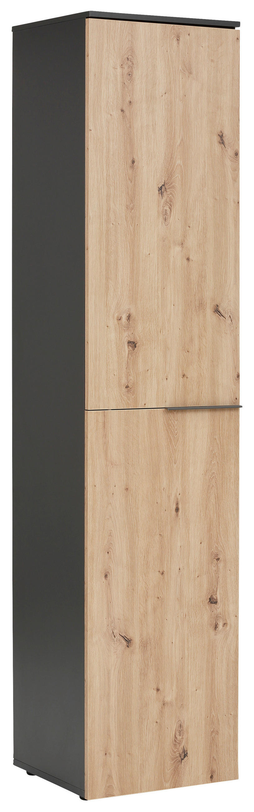 AKTENSCHRANK Anthrazit, Eichefarben  - Eichefarben/Anthrazit, MODERN, Holzwerkstoff (44,9/198/42,3cm) - Cantus