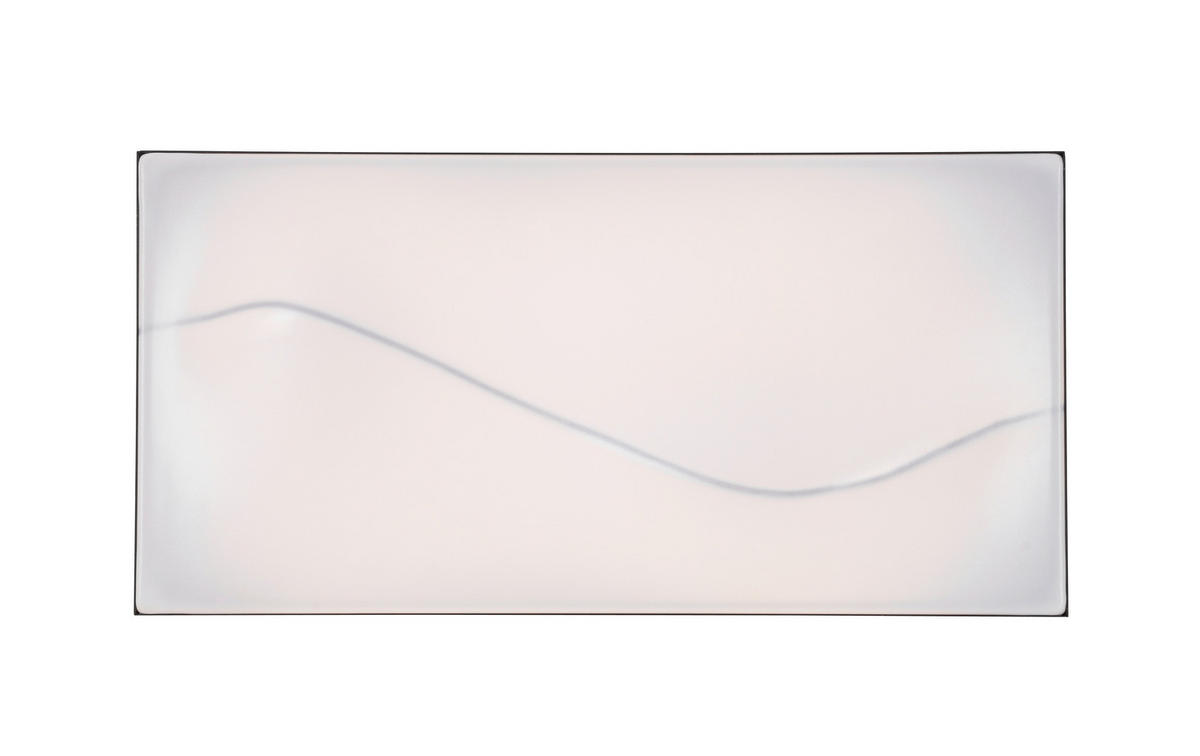 STROPNÍ LED SVÍTIDLO, 90/45/10,5 cm - černá, Design, kov/plast (90/45/10,5cm) - Novel
