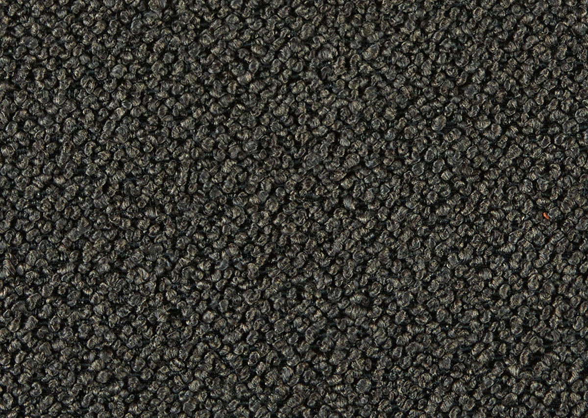 ECKSOFA in Flachgewebe Schwarz  - Schwarz, Design, Textil/Metall (259/152cm) - Dieter Knoll