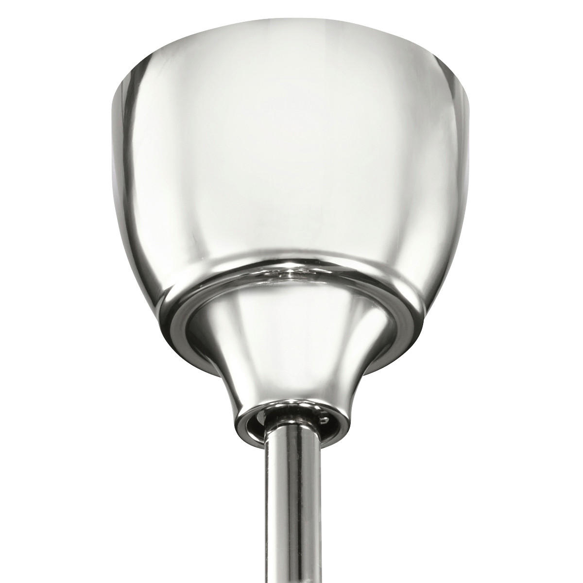 TAKFLÄKT Link 137/62 cm  - valnötsfärgad/nickelfärgad, Basics, metall/plast (137/62cm) - Elstead Lighting