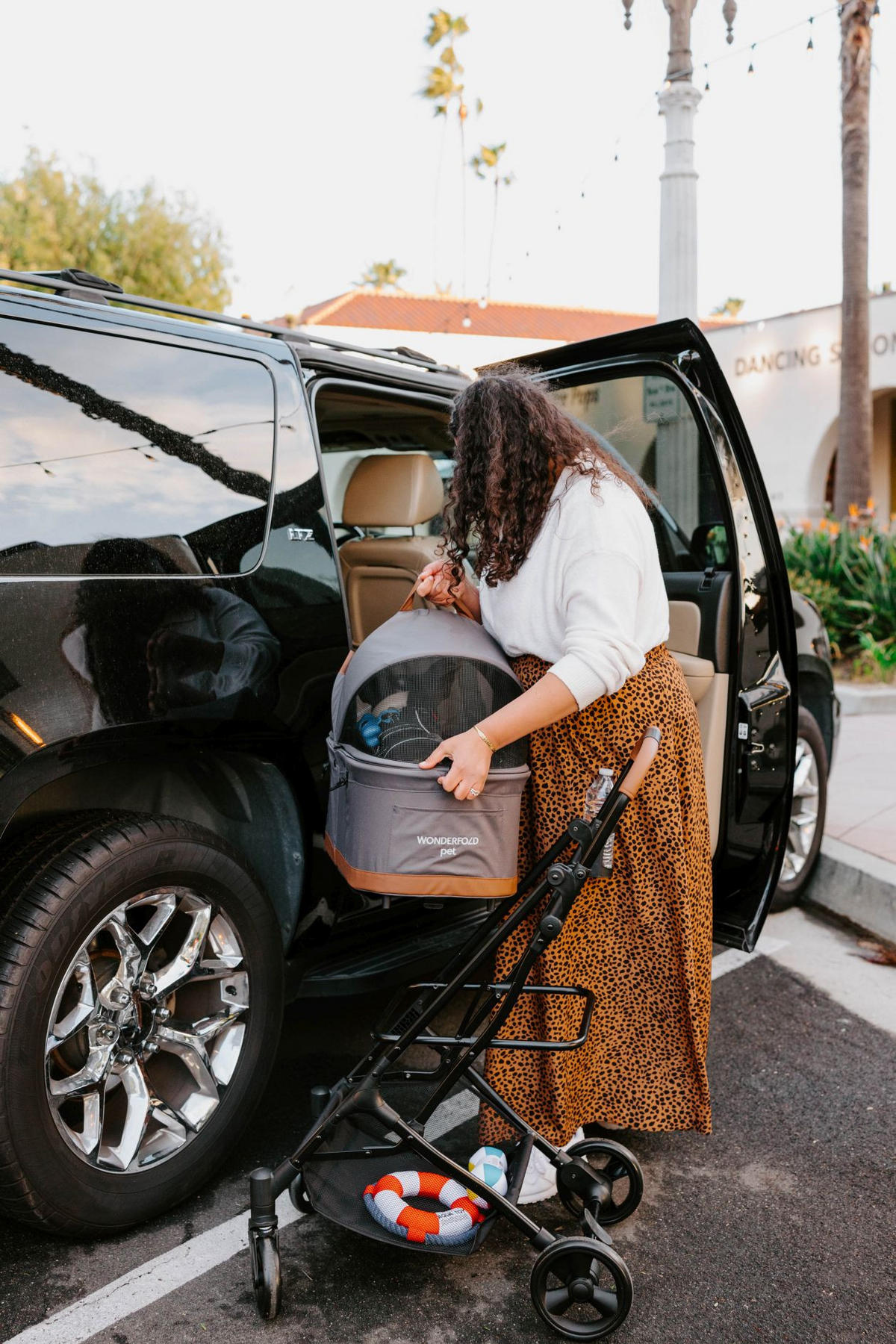 HUNDEBUGGY P2 Pet Stroller  - Schwarz/Grau, Basics, Textil/Metall (68/44/100cm) - WONDERFOLD