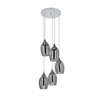 HÄNGELEUCHTE 35/35/125 cm  - Chromfarben, Design, Metall (35/35/125cm)