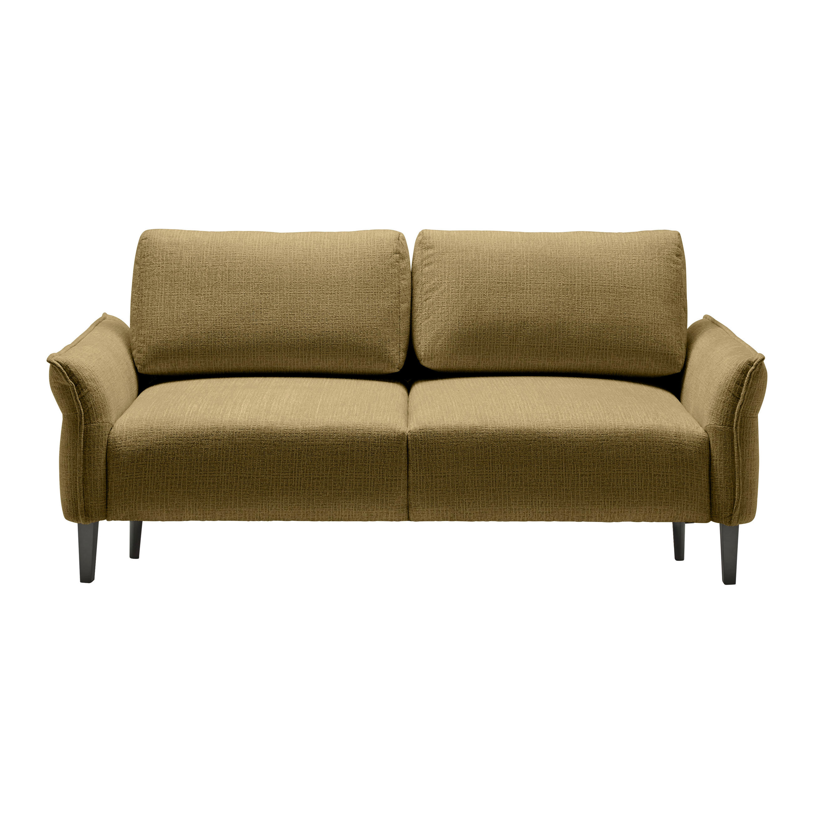3-SITS SOFFA i vävt tyg olivgrön  - olivgrön/svart, Modern, trä/textil (183/85/92cm) - MID.YOU