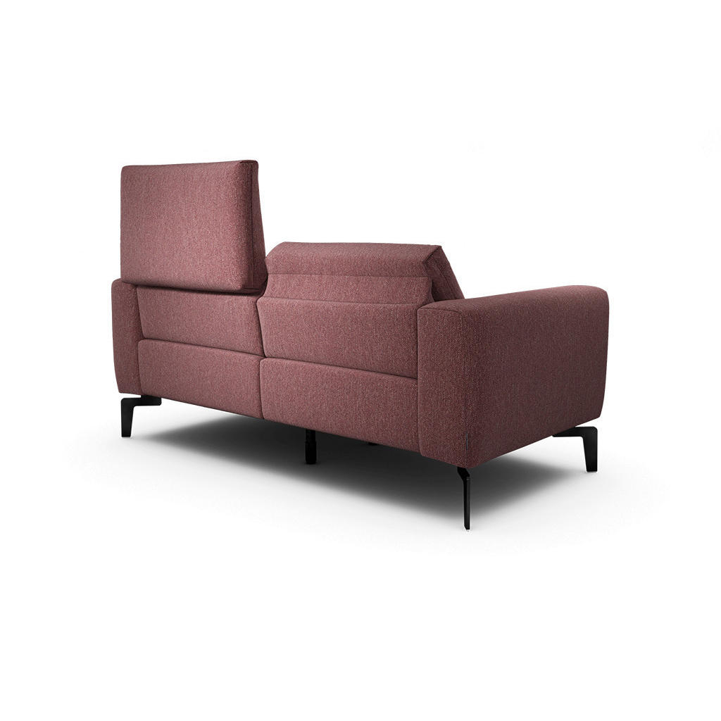 Thumbnail - Sensoo Zweisitzer Cosy, Rot, Textil, 2-Sitzer, 180x86x86-94 cm, Stoffauswahl, Armteil links, rechts, Wohnzimmer, Sofas &...