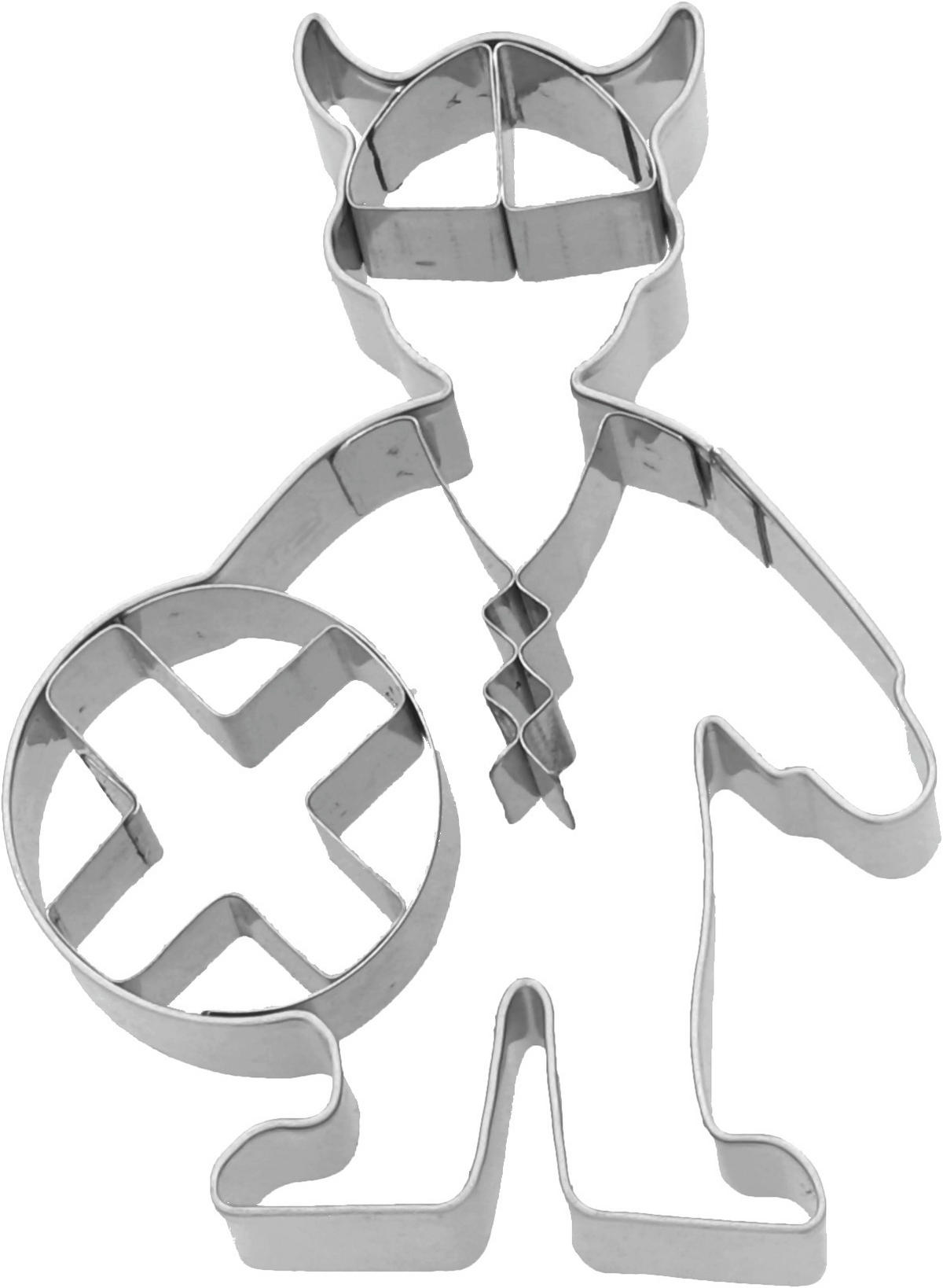 KEKSAUSSTECHFORM - Edelstahlfarben, Basics, Metall (6/8/2,5cm) - Birkmann