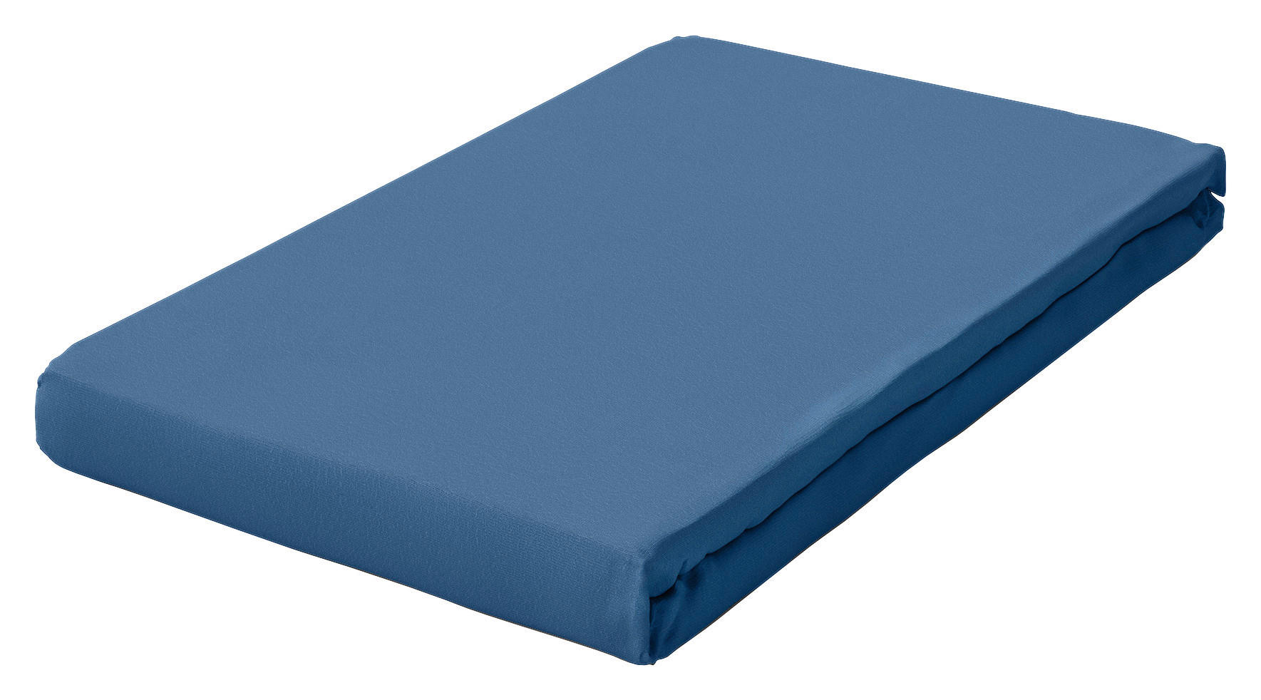 SPANNBETTTUCH PURE Jersey 140-160/200-220 cm  - Dunkelblau, Basics, Textil (140-160/200-220cm) - Schlafgut
