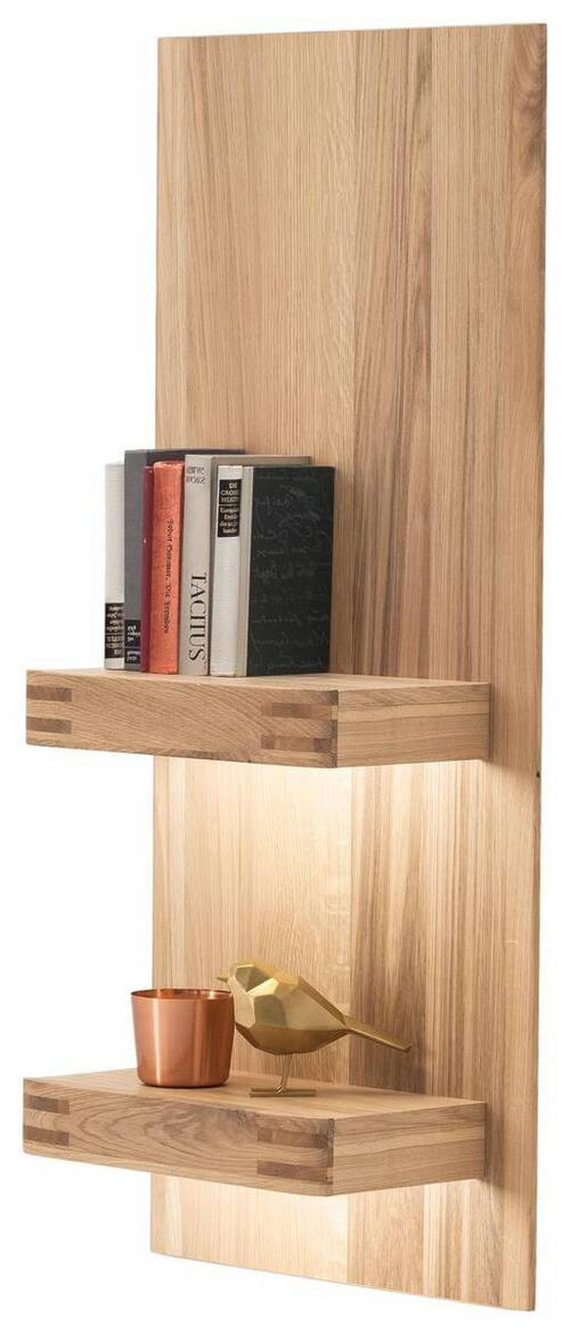 WANDREGAL 50/115/25 cm  - Eichefarben, Design, Holz/Holzwerkstoff (50/115/25cm) - Livetastic