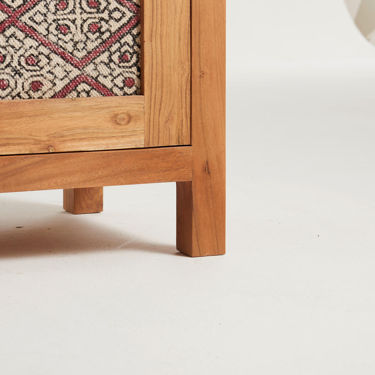 LOWBOARD  in 140/45/42 cm  - couleur laiton/couleur d'acacia, Lifestyle, métal/textile (140/45/42cm) - Livetastic