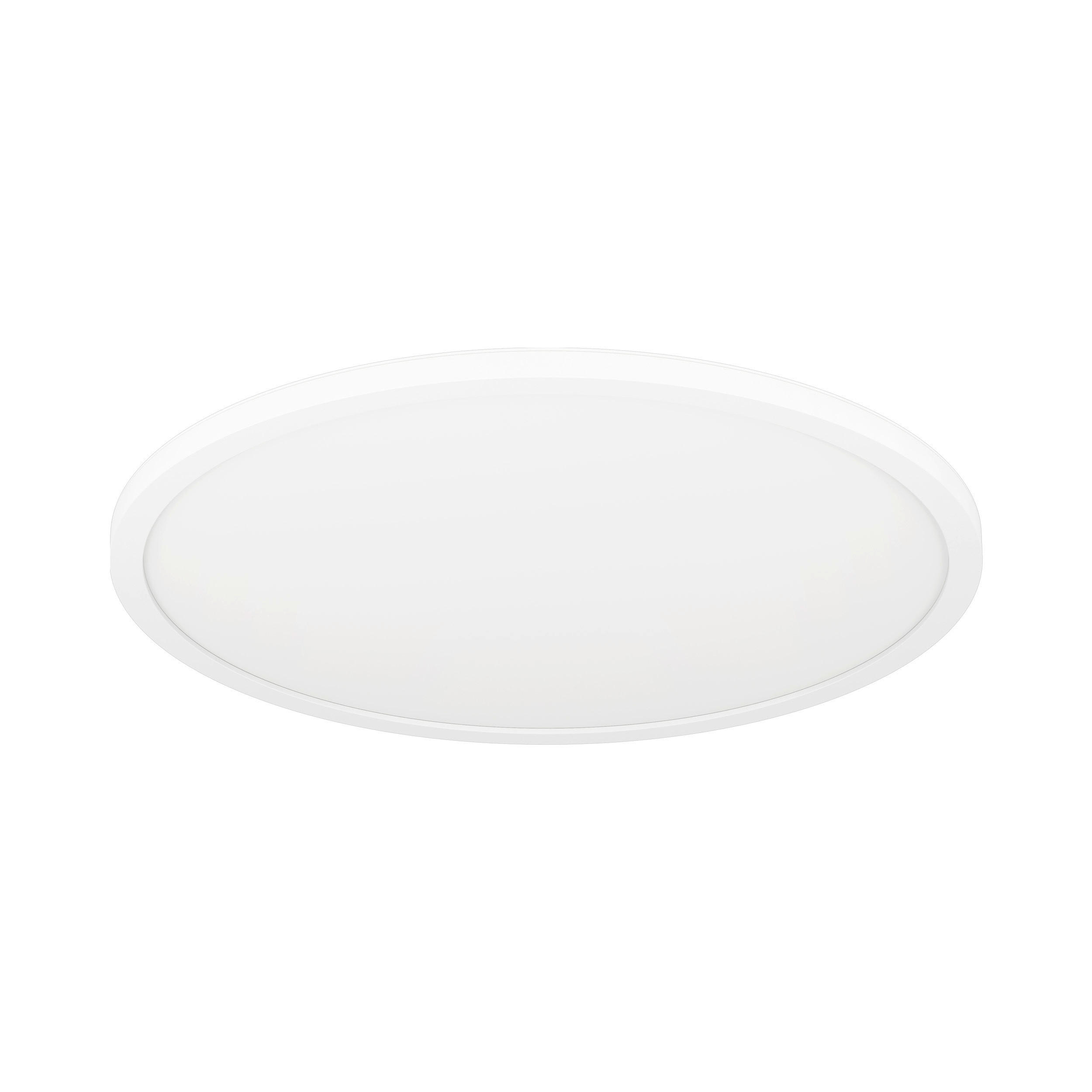 STROPNÍ LED SVÍTIDLO, 42/2,5 cm  - bílá, Basics, plast (42/2,5cm)
