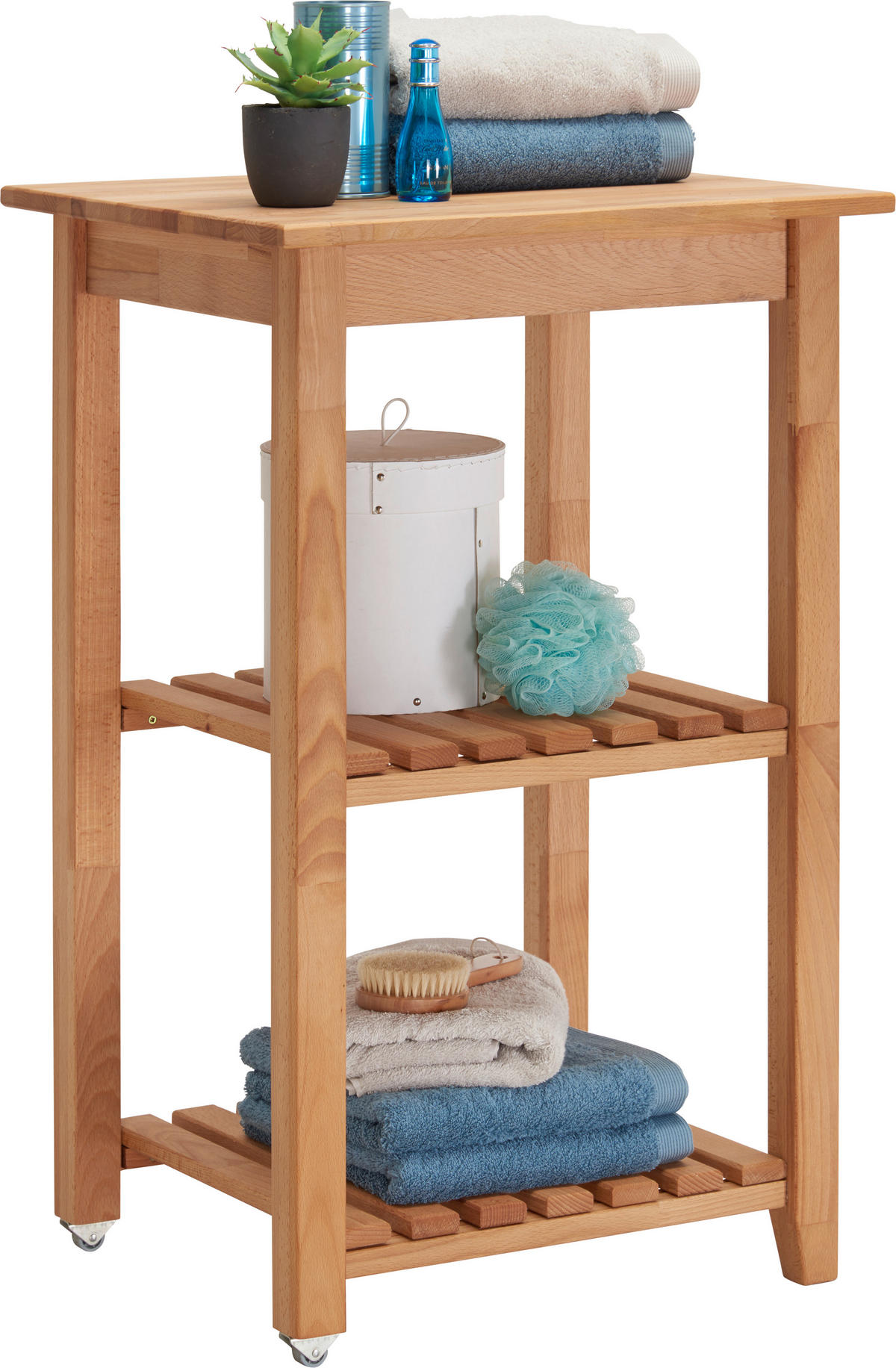 SERVIERWAGEN in Buchefarben  - Buchefarben, Trend, Holz/Kunststoff (53/85/46cm) - Boxxx