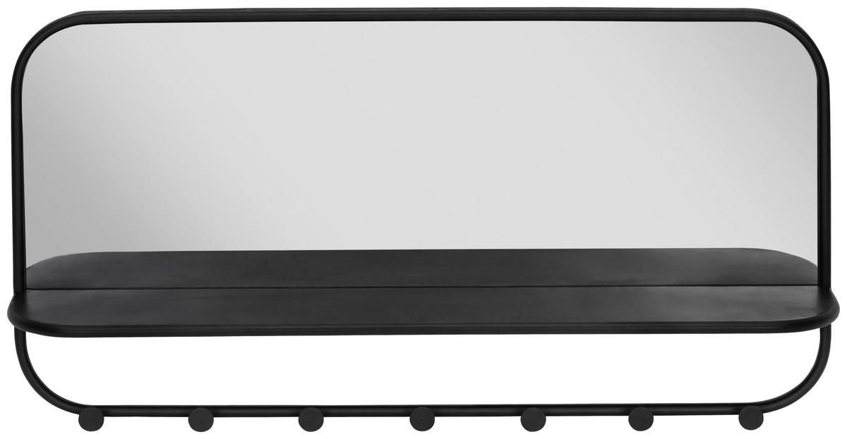 GARDEROBENLEISTE  in  - LIFESTYLE, Glas/Metall (90/47/15.5cm) - Livetastic