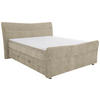 BOXSPRINGBETT 140/200 cm,  in Sandfarben,  - Sandfarben, KONVENTIONELL, Textil/Metall (140/200cm) - Esposa