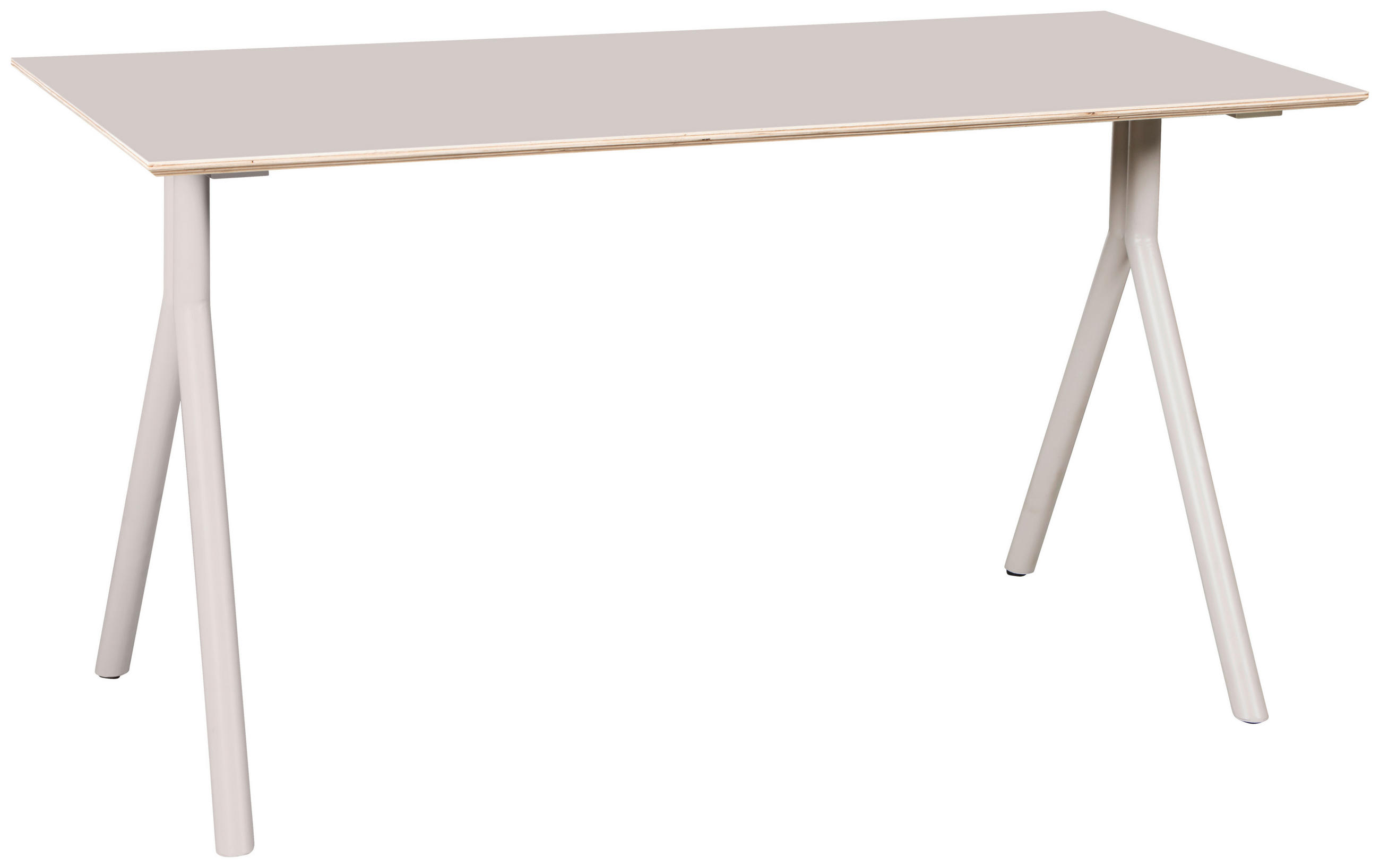 SCHREIBTISCH 140/60/75 cm Kaschmir  - Kaschmir, MODERN, Holz/Metall (140/60/75cm) - Carryhome