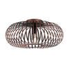 DECKENLEUCHTE  40/17 cm    - Kupferfarben, Design, Metall (40/17cm) - Trio Leuchten
