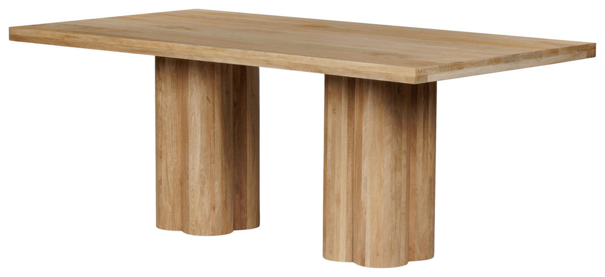 ESSTISCH 200/100/76 cm Echtholz  Holz rechteckig Naturfarben  - Naturfarben, LIFESTYLE, Holz (200/100/76cm) - Niels Andersson