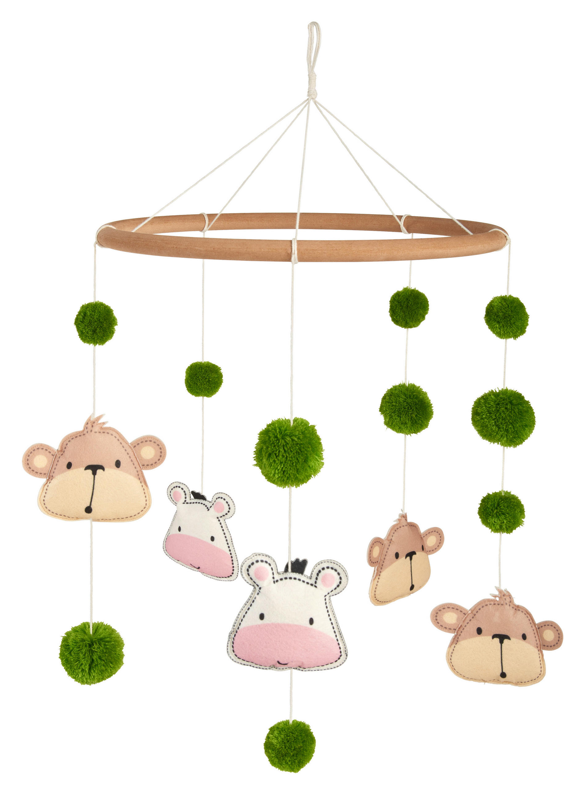 VRTILJAK ZA OTROŠKO POSTELJIC - zelena, Basics, tekstil (33/45cm) - Patinio