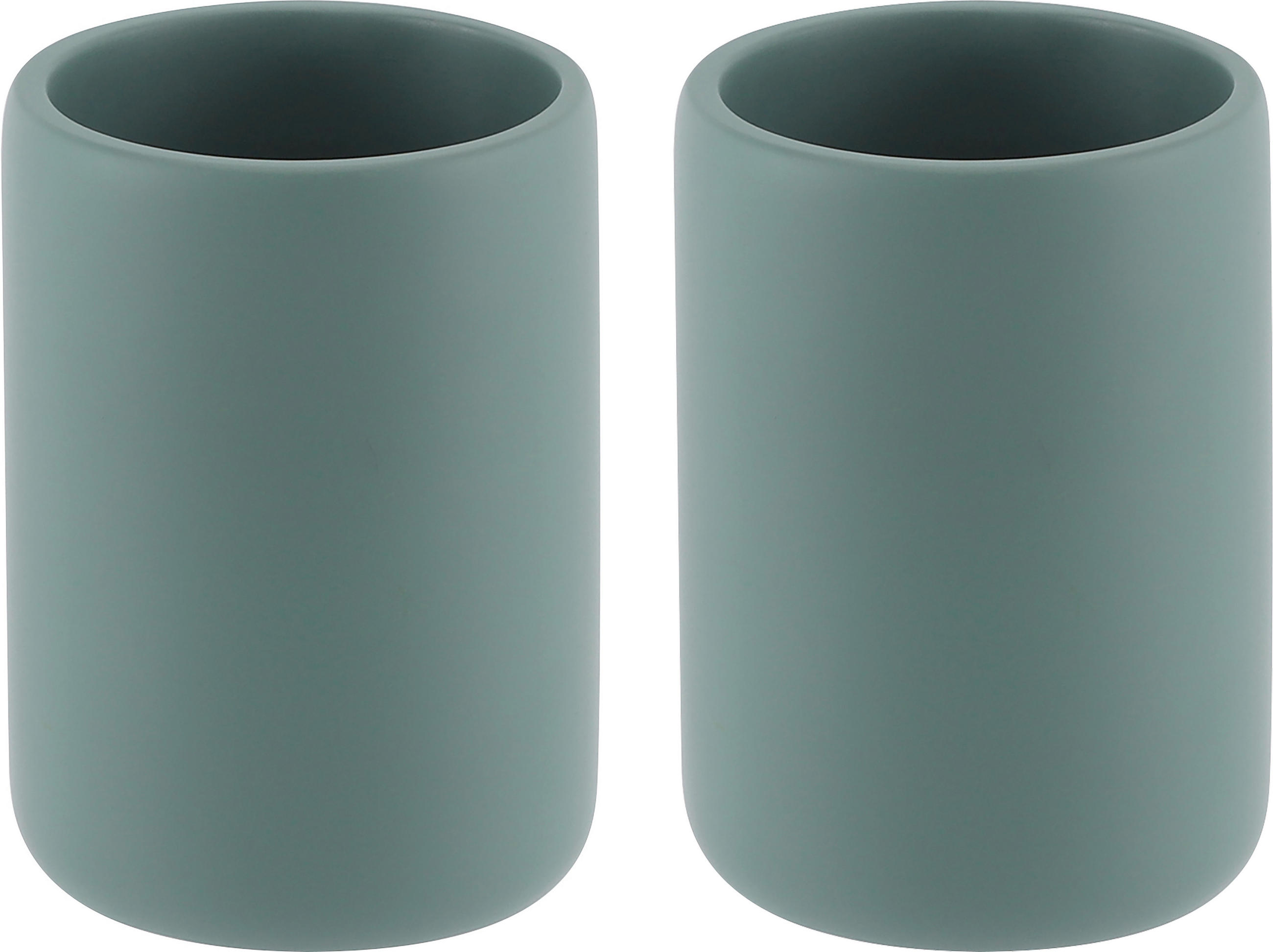 ZAHNPUTZBECHER Kunststoff  - Grün, Trend, Kunststoff (7,3/10,2cm) - Homeware