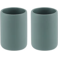 FOGKEFETARTÓ POHÁR műanyag  - zöld, Trend, műanyag (7,3/10,2cm) - Homeware