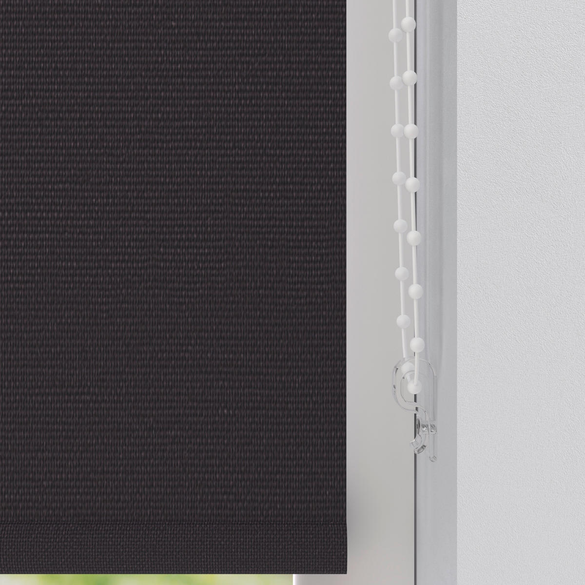 VERDUNKELUNGSROLLO 90/275 cm  - Schwarz, Design, Textil (90/275cm)