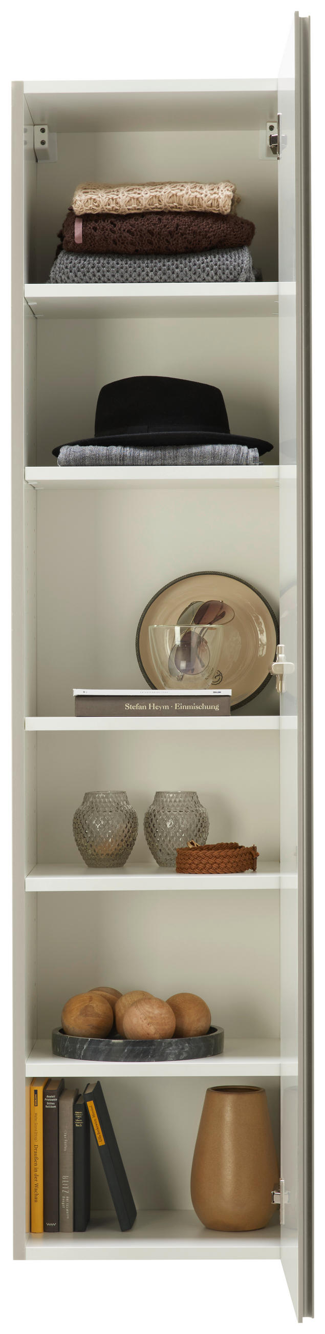 GARDEROBENSCHRANK  in 40/165/33 cm  - Sandfarben, Design, Holzwerkstoff (40/165/33cm) - Moderano