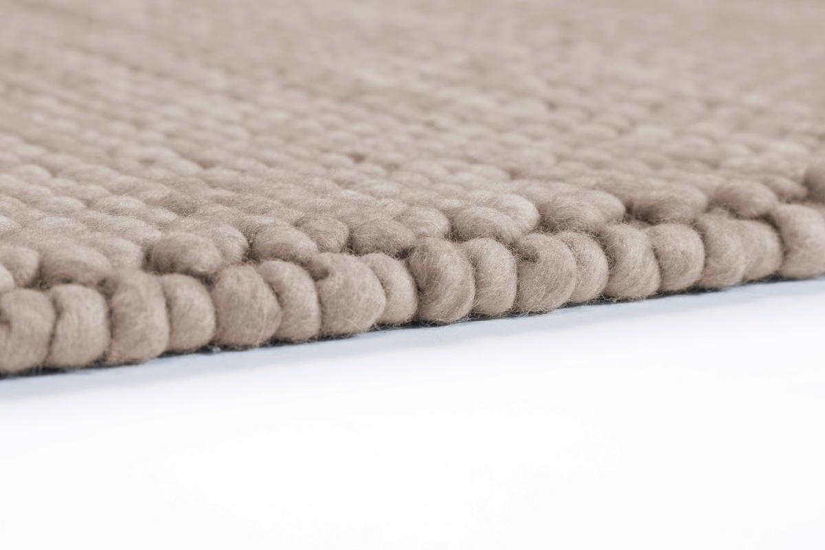 HANDWEBTEPPICH 200/300 cm Schöner Wohnen Hellbraun  - Hellbraun, Basics, Textil (200/300cm) - Schöner Wohnen