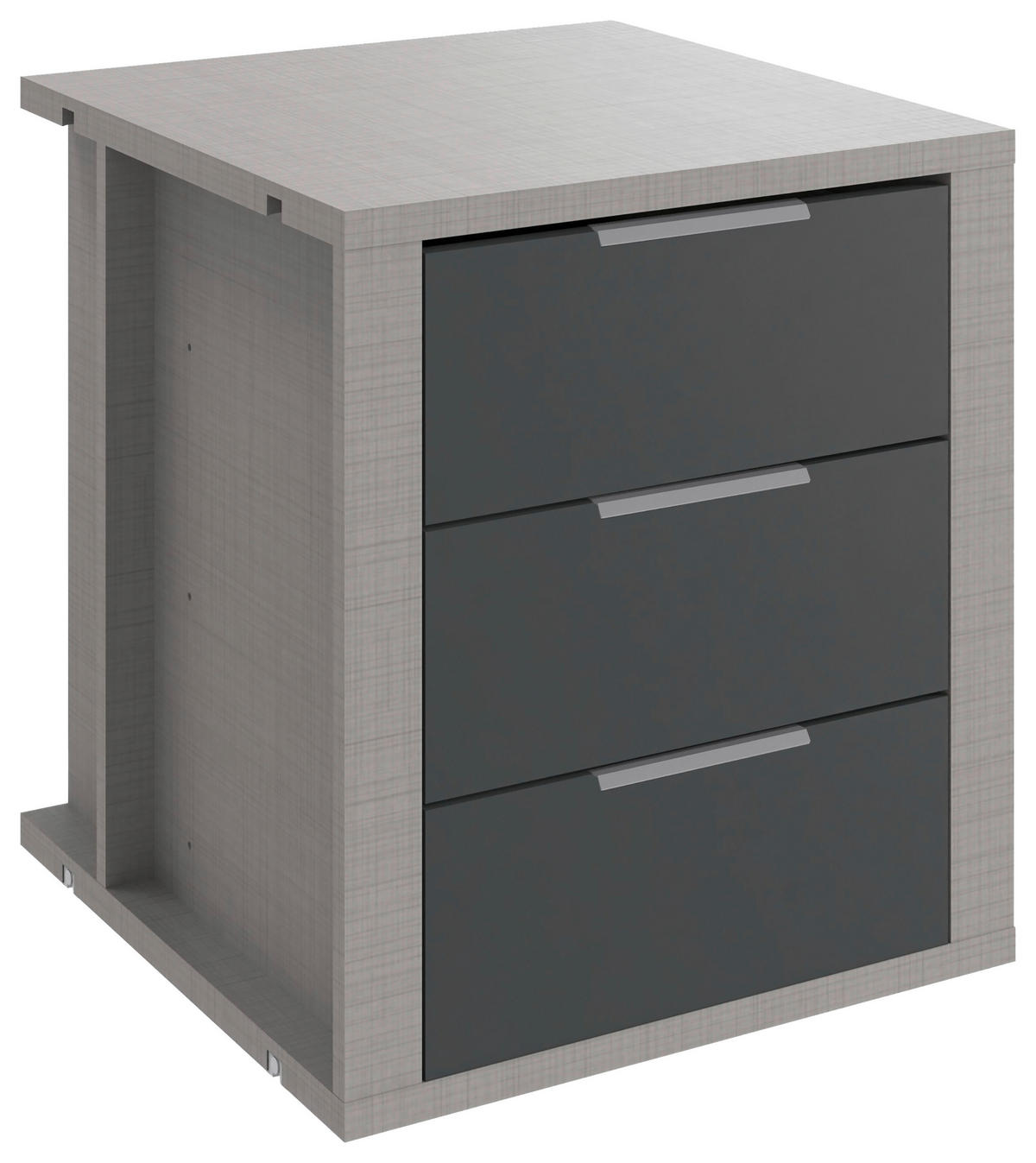 SCHUBKASTENEINSATZ 43/51/50 cm   - Grau, Modern, Holzwerkstoff (43/51/50cm) - MID.YOU