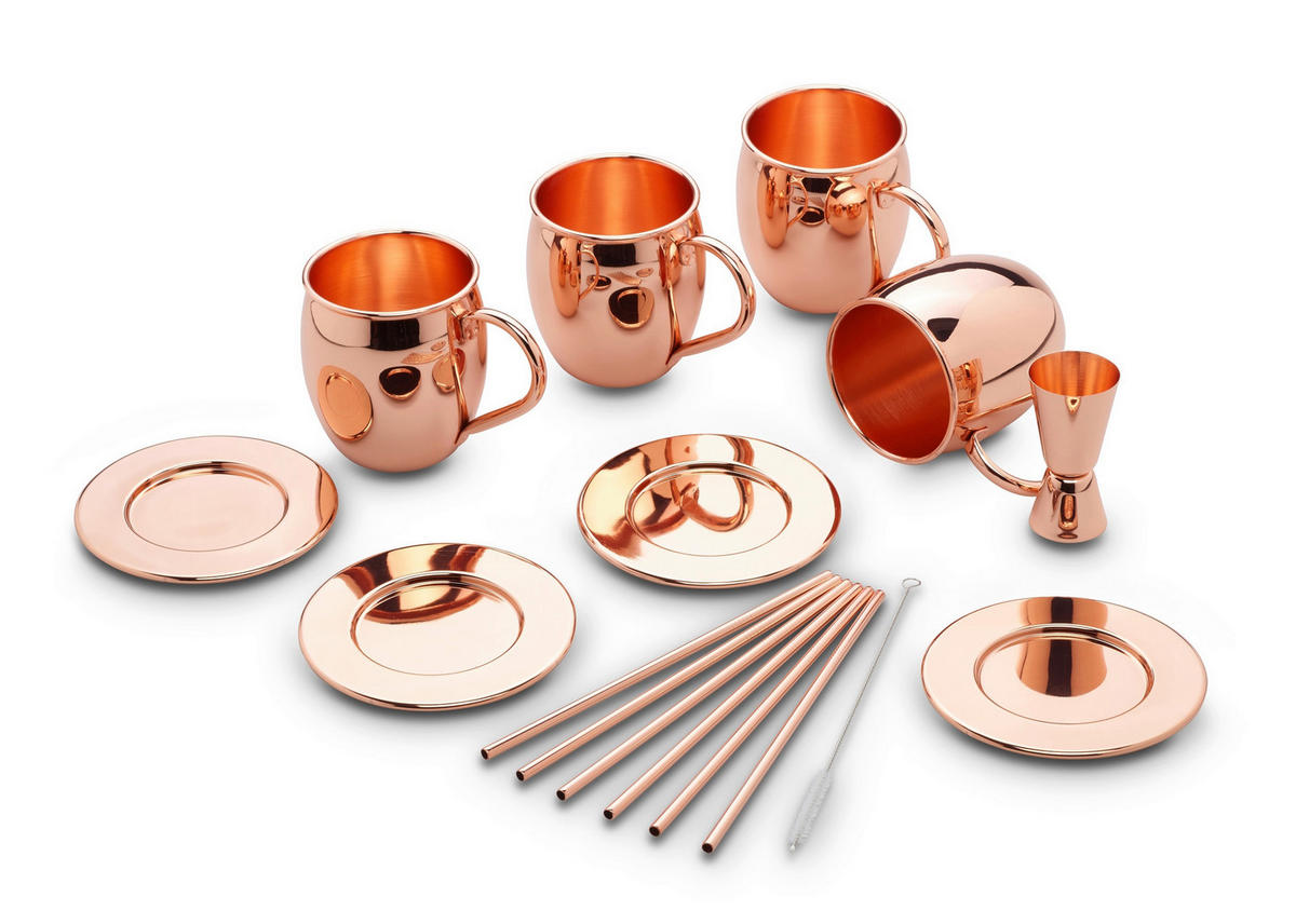 MOSCOW MULE MUGG  - kopparfärgad, Basics, metall (13,5/13,5/9,3cm) - Echtwerk