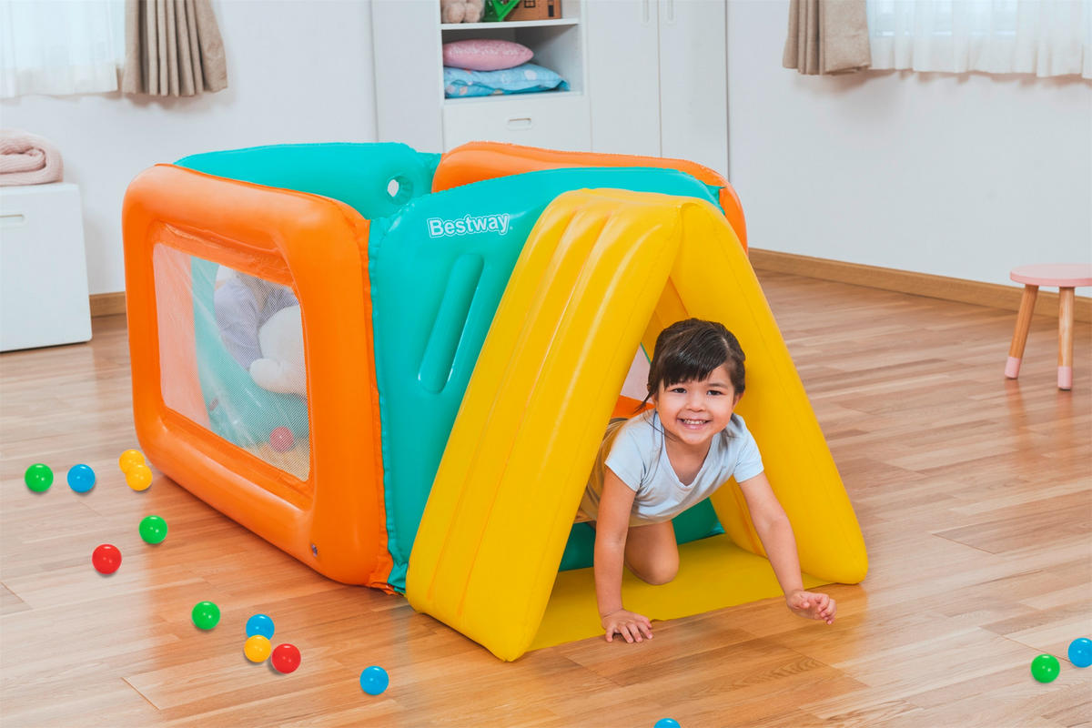 SPIELTUNNEL - Multicolor, Basics, Kunststoff (178/91/70cm) - Bestway