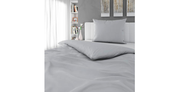 BETTWÄSCHE 140/220 cm - Silberfarben, Basics, Textil (140/220cm) - Novel