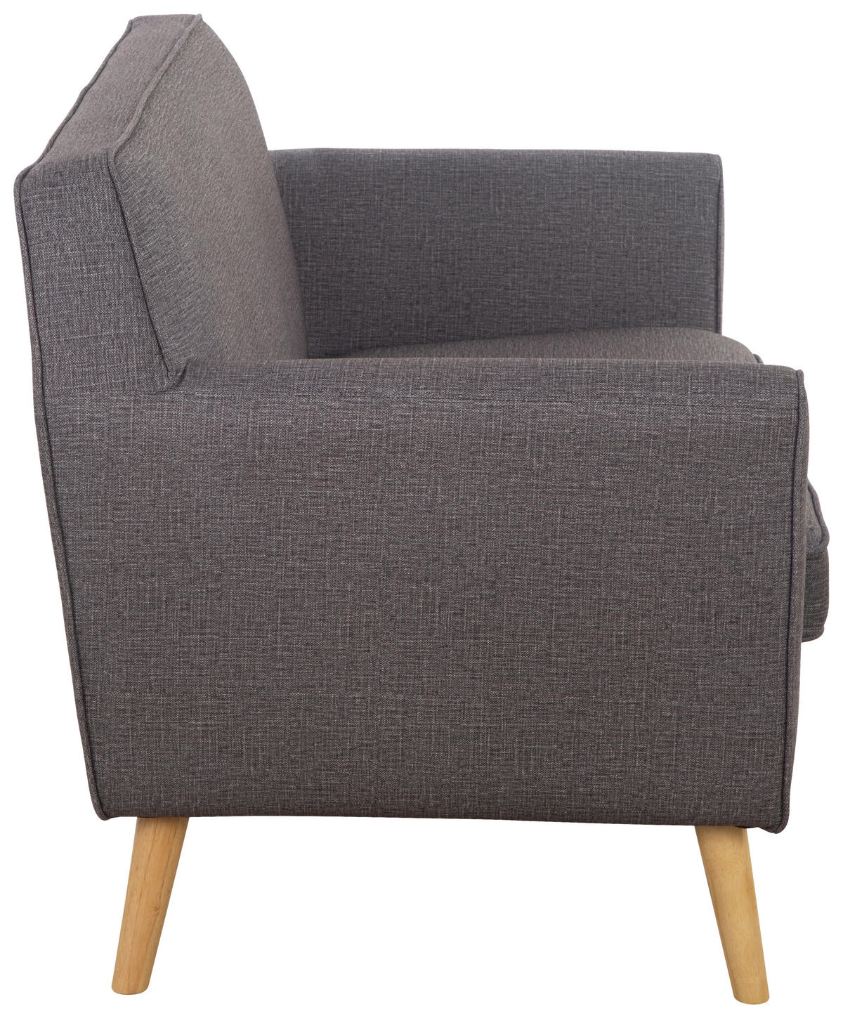 SEDACIA ZOSTAVA, textil, tmavosivá - prírodná farba/tmavosivá, Modern, drevo/textil (178.5/83/79cm) - P & B