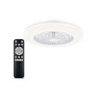 Deckenleuchte mit Ventilator 48,5/13,7/48,5 cm   - Weiß, KONVENTIONELL, Kunststoff (48,5/13,7/48,5cm) - Philips